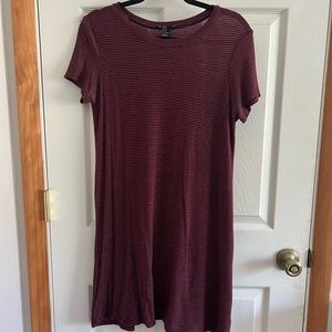 Forever 21 striped tshirt dress SIZE M